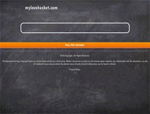 Tablet Screenshot of mylovebasket.com